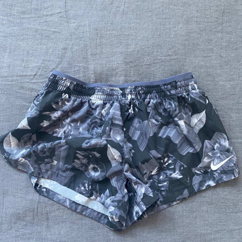 Like New floral Nike Running shorts.